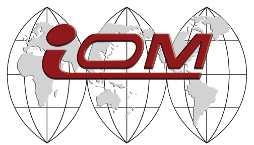 IOM World logo