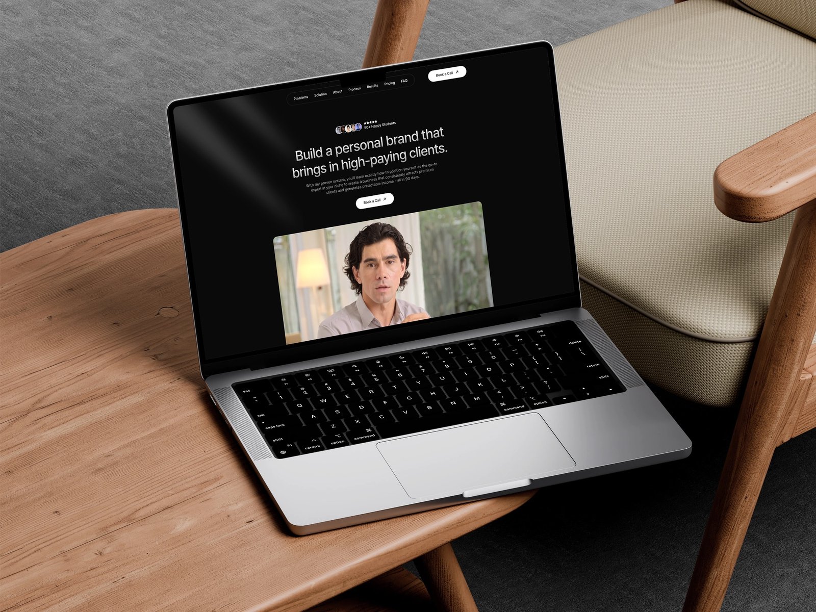 Personal-brand landing page